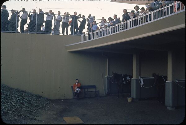 [306 Views of Aqueduct Raceway for Unpublished Sports Illustrated Article], Walker Evans (American, St. Louis, Missouri 1903–1975 New Haven, Connecticut), Color film transparency