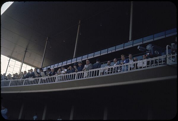[306 Views of Aqueduct Raceway for Unpublished Sports Illustrated Article], Walker Evans (American, St. Louis, Missouri 1903–1975 New Haven, Connecticut), Color film transparency