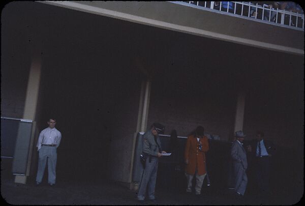 [306 Views of Aqueduct Raceway for Unpublished Sports Illustrated Article], Walker Evans (American, St. Louis, Missouri 1903–1975 New Haven, Connecticut), Color film transparency