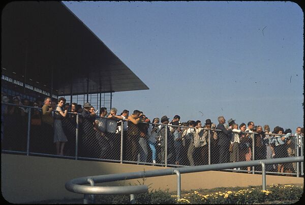 [306 Views of Aqueduct Raceway for Unpublished Sports Illustrated Article], Walker Evans (American, St. Louis, Missouri 1903–1975 New Haven, Connecticut), Color film transparency