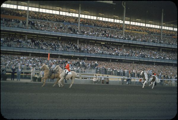 [306 Views of Aqueduct Raceway for Unpublished Sports Illustrated Article], Walker Evans (American, St. Louis, Missouri 1903–1975 New Haven, Connecticut), Color film transparency