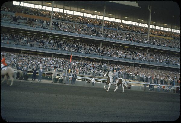 [306 Views of Aqueduct Raceway for Unpublished Sports Illustrated Article], Walker Evans (American, St. Louis, Missouri 1903–1975 New Haven, Connecticut), Color film transparency