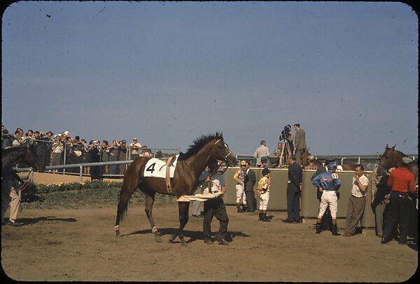 [306 Views of Aqueduct Raceway for Unpublished Sports Illustrated Article], Walker Evans (American, St. Louis, Missouri 1903–1975 New Haven, Connecticut), Color film transparency