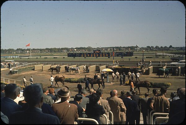[306 Views of Aqueduct Raceway for Unpublished Sports Illustrated Article], Walker Evans (American, St. Louis, Missouri 1903–1975 New Haven, Connecticut), Color film transparency