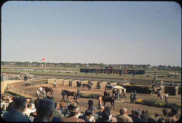 [306 Views of Aqueduct Raceway for Unpublished Sports Illustrated Article], Walker Evans (American, St. Louis, Missouri 1903–1975 New Haven, Connecticut), Color film transparency