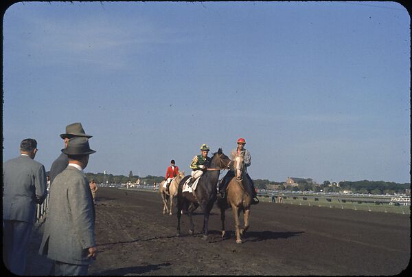 [306 Views of Aqueduct Raceway for Unpublished Sports Illustrated Article], Walker Evans (American, St. Louis, Missouri 1903–1975 New Haven, Connecticut), Color film transparency