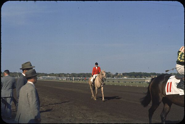 [306 Views of Aqueduct Raceway for Unpublished Sports Illustrated Article], Walker Evans (American, St. Louis, Missouri 1903–1975 New Haven, Connecticut), Color film transparency