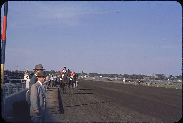 [306 Views of Aqueduct Raceway for Unpublished Sports Illustrated Article], Walker Evans (American, St. Louis, Missouri 1903–1975 New Haven, Connecticut), Color film transparency