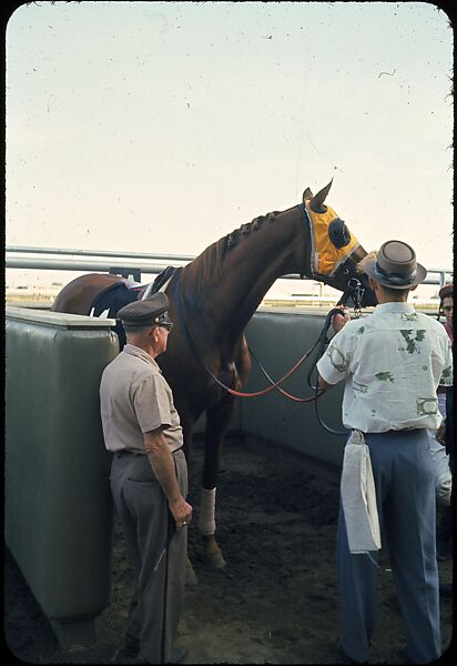 [306 Views of Aqueduct Raceway for Unpublished Sports Illustrated Article], Walker Evans (American, St. Louis, Missouri 1903–1975 New Haven, Connecticut), Color film transparency