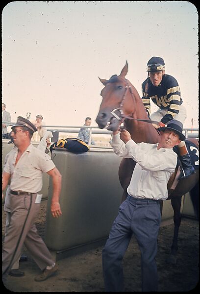 [306 Views of Aqueduct Raceway for Unpublished Sports Illustrated Article], Walker Evans (American, St. Louis, Missouri 1903–1975 New Haven, Connecticut), Color film transparency