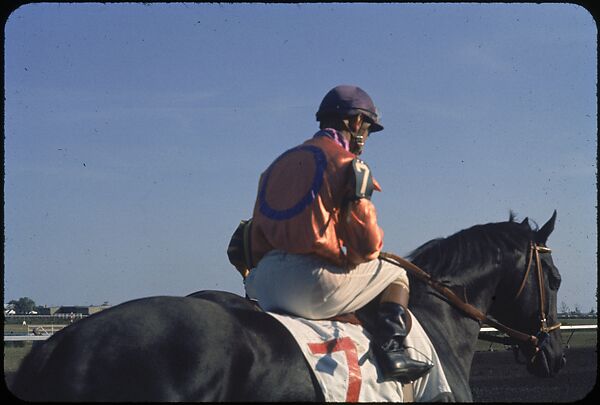 [306 Views of Aqueduct Raceway for Unpublished Sports Illustrated Article], Walker Evans (American, St. Louis, Missouri 1903–1975 New Haven, Connecticut), Color film transparency