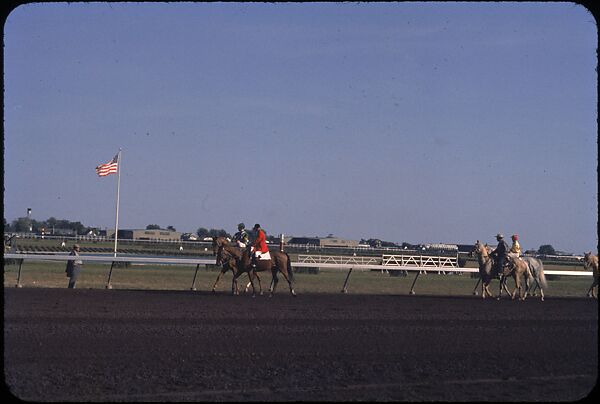 [306 Views of Aqueduct Raceway for Unpublished Sports Illustrated Article], Walker Evans (American, St. Louis, Missouri 1903–1975 New Haven, Connecticut), Color film transparency