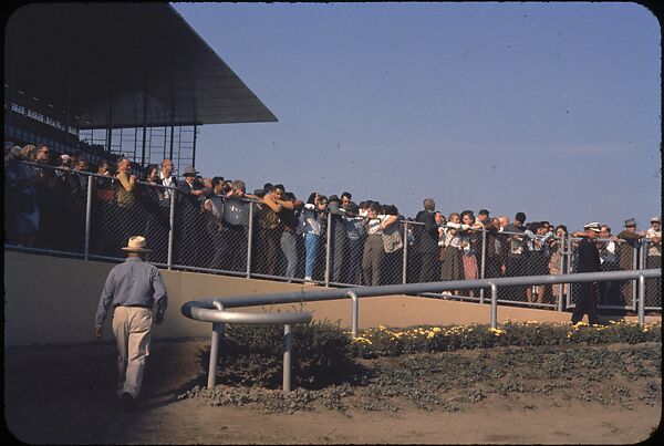 [306 Views of Aqueduct Raceway for Unpublished Sports Illustrated Article], Walker Evans (American, St. Louis, Missouri 1903–1975 New Haven, Connecticut), Color film transparency