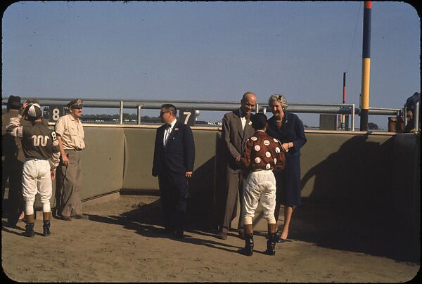 [306 Views of Aqueduct Raceway for Unpublished Sports Illustrated Article], Walker Evans (American, St. Louis, Missouri 1903–1975 New Haven, Connecticut), Color film transparency