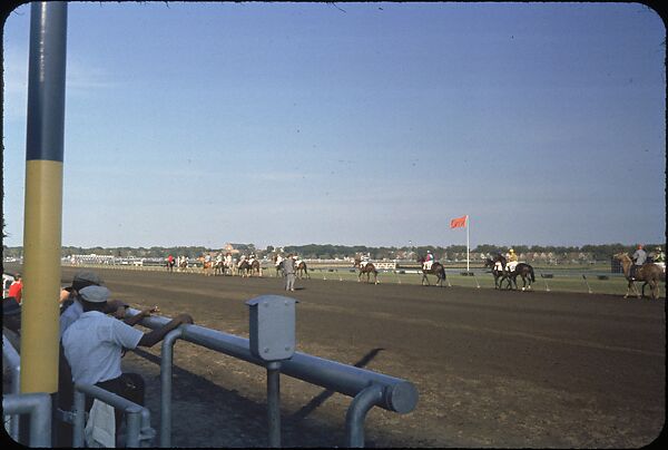 [306 Views of Aqueduct Raceway for Unpublished Sports Illustrated Article], Walker Evans (American, St. Louis, Missouri 1903–1975 New Haven, Connecticut), Color film transparency