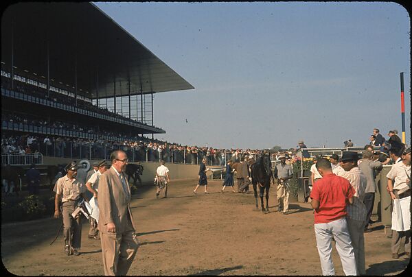 [306 Views of Aqueduct Raceway for Unpublished Sports Illustrated Article], Walker Evans (American, St. Louis, Missouri 1903–1975 New Haven, Connecticut), Color film transparency