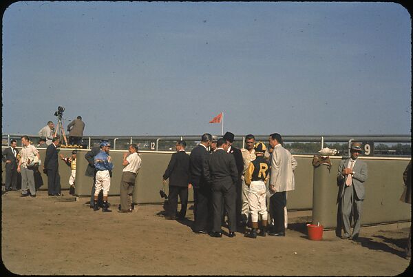 [306 Views of Aqueduct Raceway for Unpublished Sports Illustrated Article], Walker Evans (American, St. Louis, Missouri 1903–1975 New Haven, Connecticut), Color film transparency