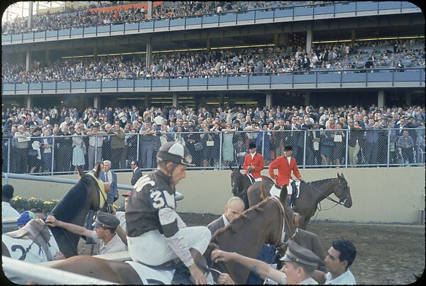 [306 Views of Aqueduct Raceway for Unpublished Sports Illustrated Article], Walker Evans (American, St. Louis, Missouri 1903–1975 New Haven, Connecticut), Color film transparency