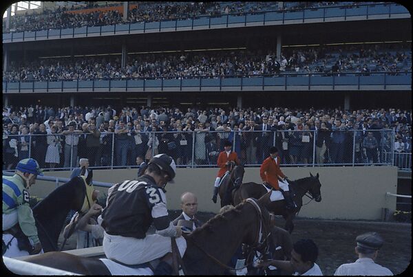 [306 Views of Aqueduct Raceway for Unpublished Sports Illustrated Article], Walker Evans (American, St. Louis, Missouri 1903–1975 New Haven, Connecticut), Color film transparency