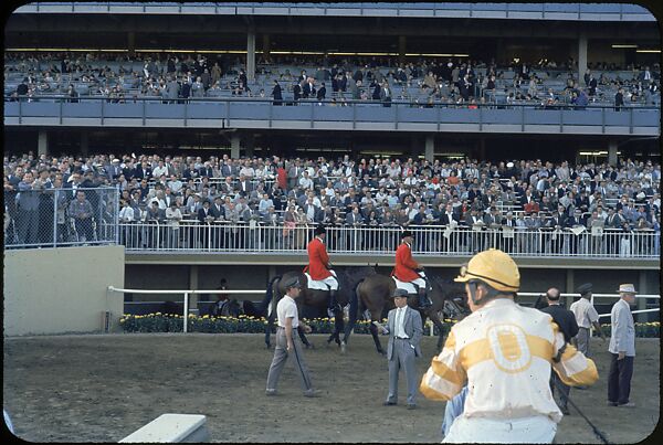 [306 Views of Aqueduct Raceway for Unpublished Sports Illustrated Article], Walker Evans (American, St. Louis, Missouri 1903–1975 New Haven, Connecticut), Color film transparency