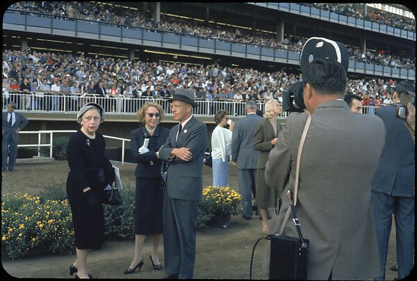[306 Views of Aqueduct Raceway for Unpublished Sports Illustrated Article], Walker Evans (American, St. Louis, Missouri 1903–1975 New Haven, Connecticut), Color film transparency