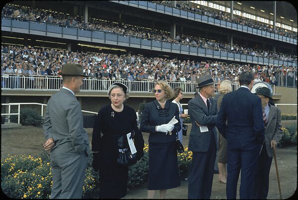 [306 Views of Aqueduct Raceway for Unpublished Sports Illustrated Article], Walker Evans (American, St. Louis, Missouri 1903–1975 New Haven, Connecticut), Color film transparency