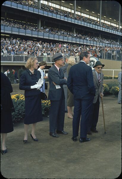 [306 Views of Aqueduct Raceway for Unpublished Sports Illustrated Article], Walker Evans (American, St. Louis, Missouri 1903–1975 New Haven, Connecticut), Color film transparency