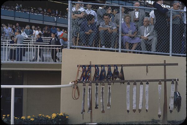 [306 Views of Aqueduct Raceway for Unpublished Sports Illustrated Article], Walker Evans (American, St. Louis, Missouri 1903–1975 New Haven, Connecticut), Color film transparency