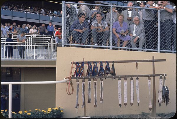 [306 Views of Aqueduct Raceway for Unpublished Sports Illustrated Article], Walker Evans (American, St. Louis, Missouri 1903–1975 New Haven, Connecticut), Color film transparency
