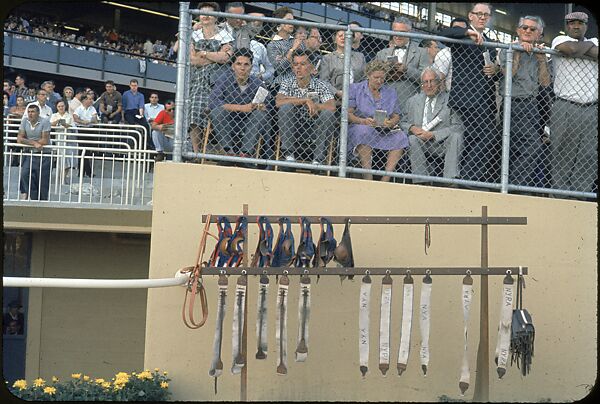[306 Views of Aqueduct Raceway for Unpublished Sports Illustrated Article], Walker Evans (American, St. Louis, Missouri 1903–1975 New Haven, Connecticut), Color film transparency