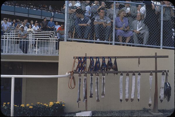 [306 Views of Aqueduct Raceway for Unpublished Sports Illustrated Article], Walker Evans (American, St. Louis, Missouri 1903–1975 New Haven, Connecticut), Color film transparency