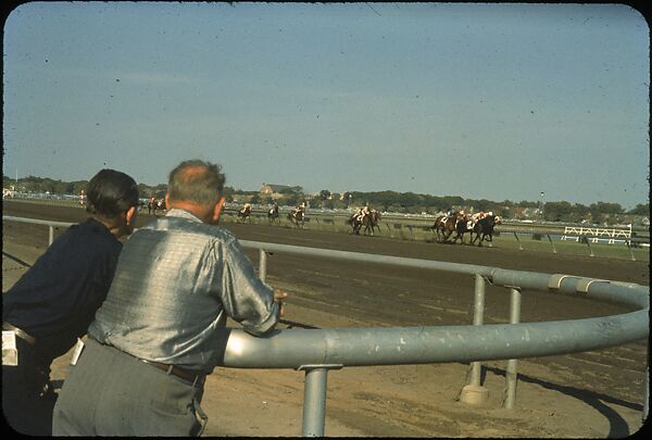 [306 Views of Aqueduct Raceway for Unpublished Sports Illustrated Article], Walker Evans (American, St. Louis, Missouri 1903–1975 New Haven, Connecticut), Color film transparency