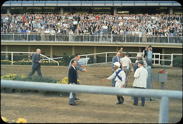 [306 Views of Aqueduct Raceway for Unpublished Sports Illustrated Article], Walker Evans (American, St. Louis, Missouri 1903–1975 New Haven, Connecticut), Color film transparency