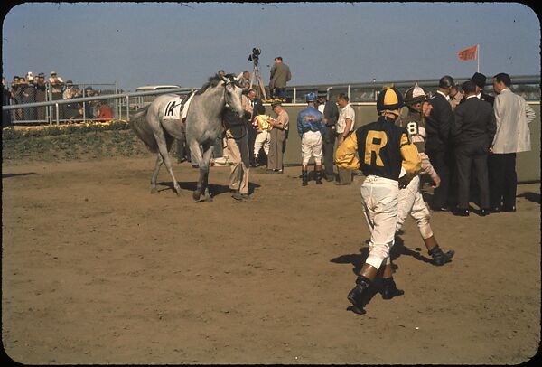[306 Views of Aqueduct Raceway for Unpublished Sports Illustrated Article], Walker Evans (American, St. Louis, Missouri 1903–1975 New Haven, Connecticut), Color film transparency