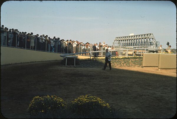 [306 Views of Aqueduct Raceway for Unpublished Sports Illustrated Article], Walker Evans (American, St. Louis, Missouri 1903–1975 New Haven, Connecticut), Color film transparency