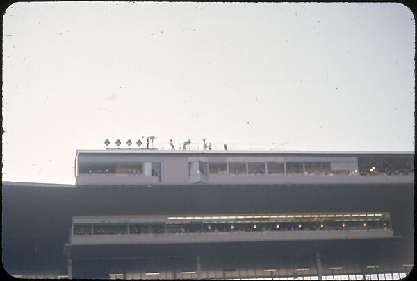 [306 Views of Aqueduct Raceway for Unpublished Sports Illustrated Article], Walker Evans (American, St. Louis, Missouri 1903–1975 New Haven, Connecticut), Color film transparency