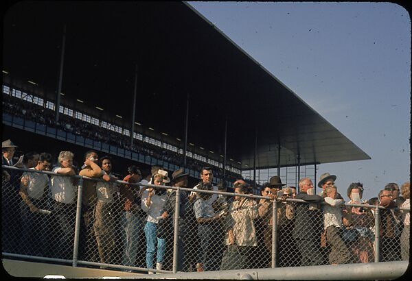 [306 Views of Aqueduct Raceway for Unpublished Sports Illustrated Article], Walker Evans (American, St. Louis, Missouri 1903–1975 New Haven, Connecticut), Color film transparency