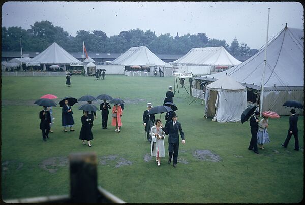 [65 Views of Eton vs. Harrow Cricket Match, London, for Sports Illustrated Article], Walker Evans (American, St. Louis, Missouri 1903–1975 New Haven, Connecticut), Color film transparency