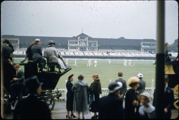 [65 Views of Eton vs. Harrow Cricket Match, London, for Sports Illustrated Article], Walker Evans (American, St. Louis, Missouri 1903–1975 New Haven, Connecticut), Color film transparency