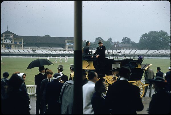 [65 Views of Eton vs. Harrow Cricket Match, London, for Sports Illustrated Article], Walker Evans (American, St. Louis, Missouri 1903–1975 New Haven, Connecticut), Color film transparency