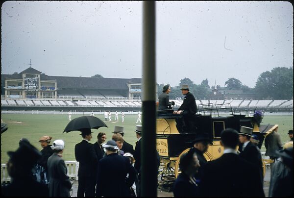 [65 Views of Eton vs. Harrow Cricket Match, London, for Sports Illustrated Article], Walker Evans (American, St. Louis, Missouri 1903–1975 New Haven, Connecticut), Color film transparency