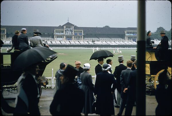 [65 Views of Eton vs. Harrow Cricket Match, London, for Sports Illustrated Article], Walker Evans (American, St. Louis, Missouri 1903–1975 New Haven, Connecticut), Color film transparency