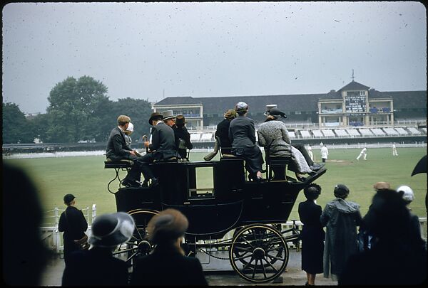 [65 Views of Eton vs. Harrow Cricket Match, London, for Sports Illustrated Article], Walker Evans (American, St. Louis, Missouri 1903–1975 New Haven, Connecticut), Color film transparency