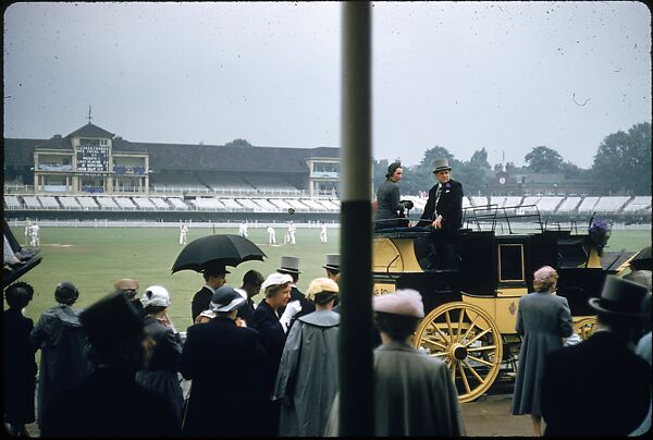 [65 Views of Eton vs. Harrow Cricket Match, London, for Sports Illustrated Article], Walker Evans (American, St. Louis, Missouri 1903–1975 New Haven, Connecticut), Color film transparency