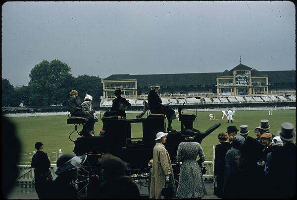 [65 Views of Eton vs. Harrow Cricket Match, London, for Sports Illustrated Article], Walker Evans (American, St. Louis, Missouri 1903–1975 New Haven, Connecticut), Color film transparency