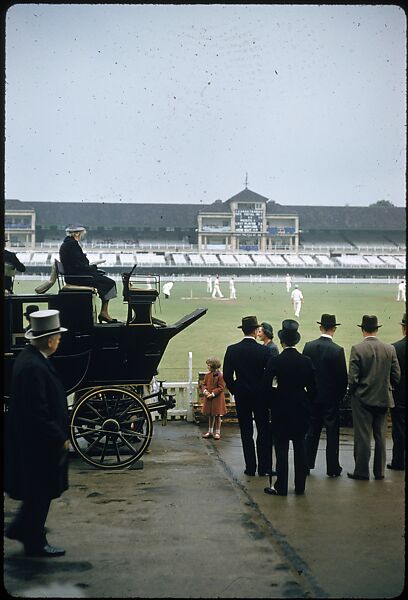 [65 Views of Eton vs. Harrow Cricket Match, London, for Sports Illustrated Article], Walker Evans (American, St. Louis, Missouri 1903–1975 New Haven, Connecticut), Color film transparency