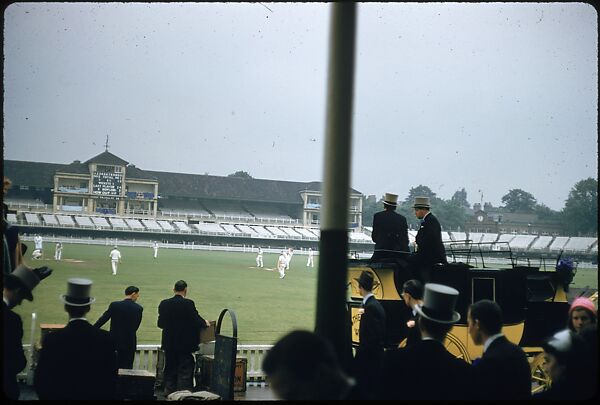 [65 Views of Eton vs. Harrow Cricket Match, London, for Sports Illustrated Article], Walker Evans (American, St. Louis, Missouri 1903–1975 New Haven, Connecticut), Color film transparency