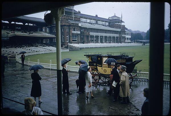 [65 Views of Eton vs. Harrow Cricket Match, London, for Sports Illustrated Article], Walker Evans (American, St. Louis, Missouri 1903–1975 New Haven, Connecticut), Color film transparency