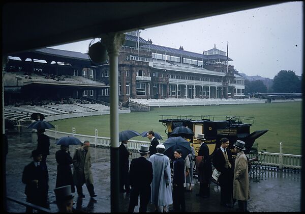 [65 Views of Eton vs. Harrow Cricket Match, London, for Sports Illustrated Article], Walker Evans (American, St. Louis, Missouri 1903–1975 New Haven, Connecticut), Color film transparency