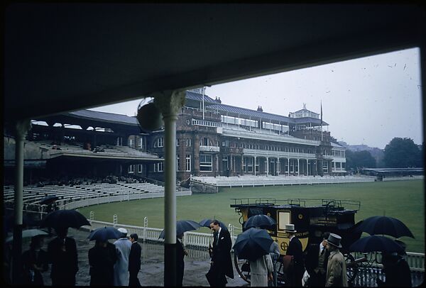 [65 Views of Eton vs. Harrow Cricket Match, London, for Sports Illustrated Article], Walker Evans (American, St. Louis, Missouri 1903–1975 New Haven, Connecticut), Color film transparency
